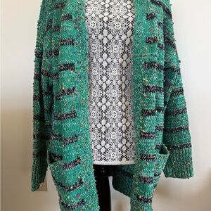 Green Confetti Women's Sweater